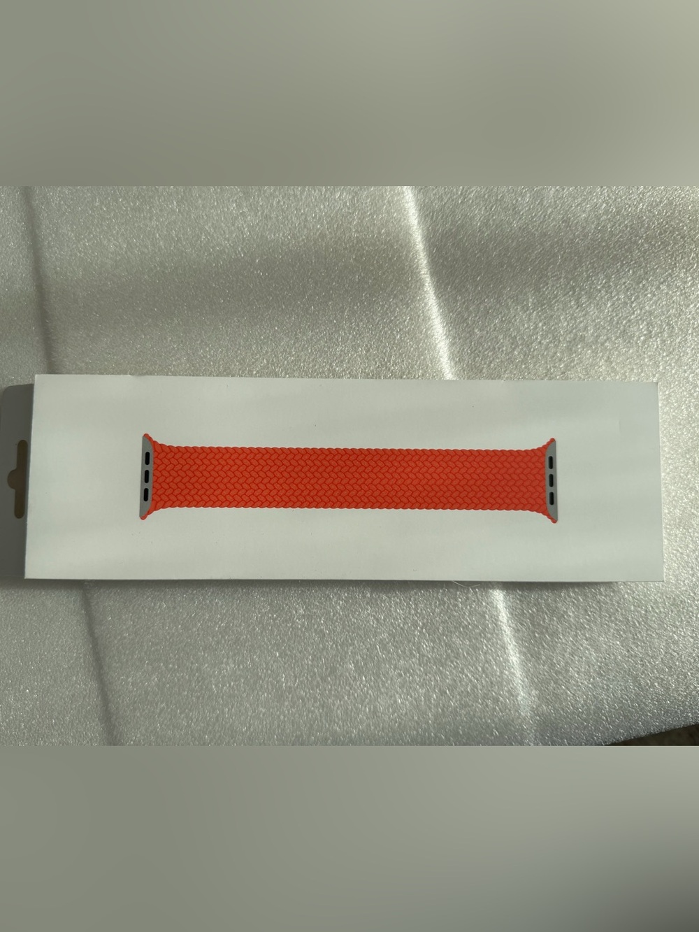 New in Box- Apple Tangerine Braided Solo Loop- Size 7, 38mm, 40mm, 41mm, 42mm
